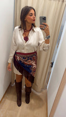 Abito camicia foulard