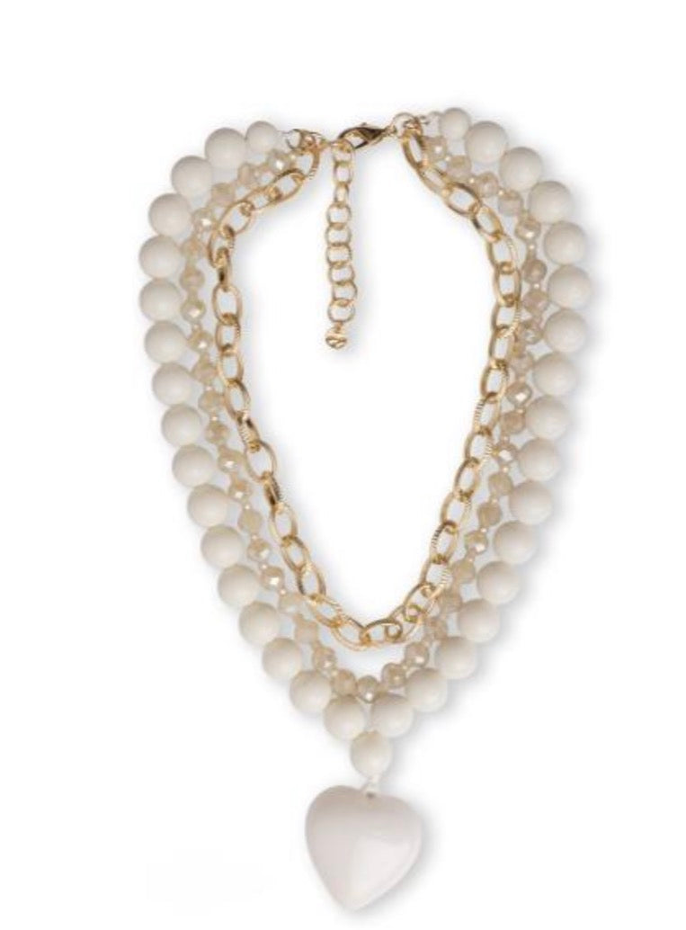 Collana cuore catena