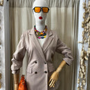 Giacca doppio petto cintura