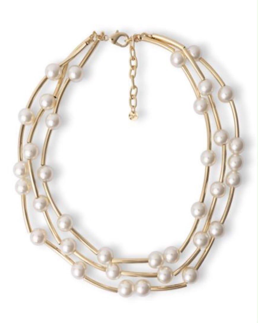 Collana perle e oro