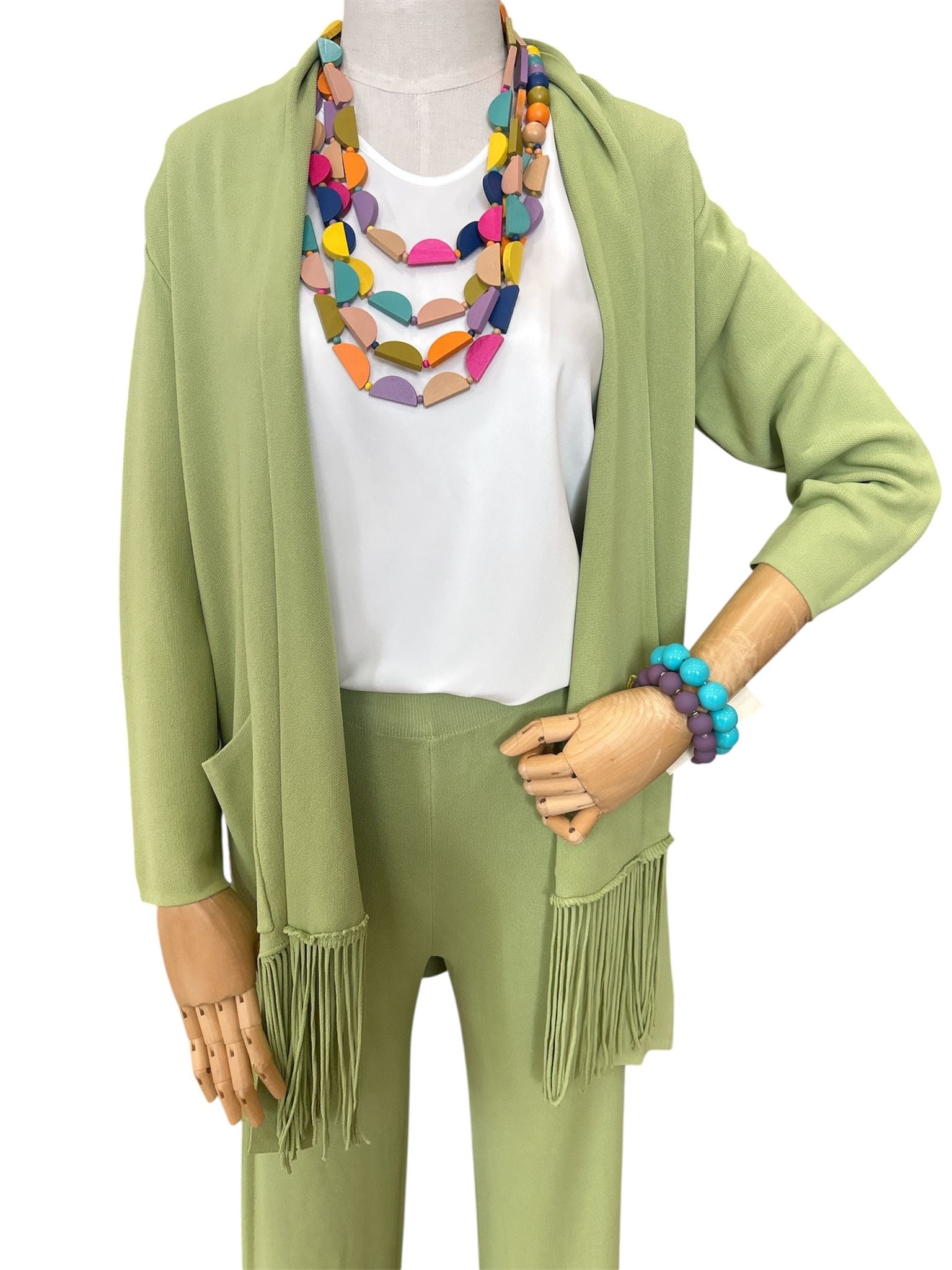 Cardigan frange