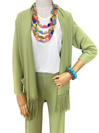 Cardigan frange