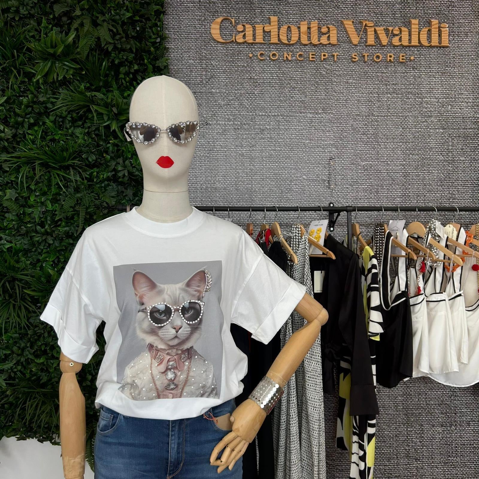 T-shirt gatto Imperial