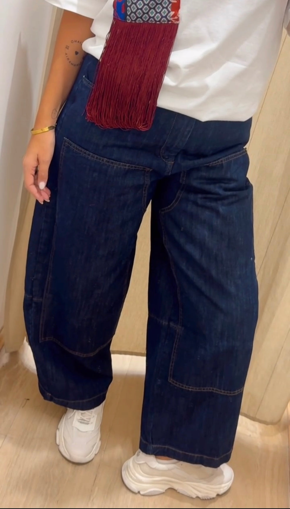 Jeans Barrel impunture