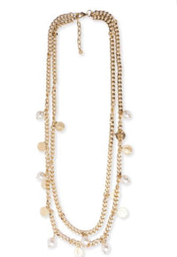 Collana multifilo perle lunga