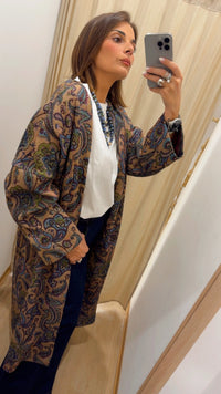 Cappotto Jacquard