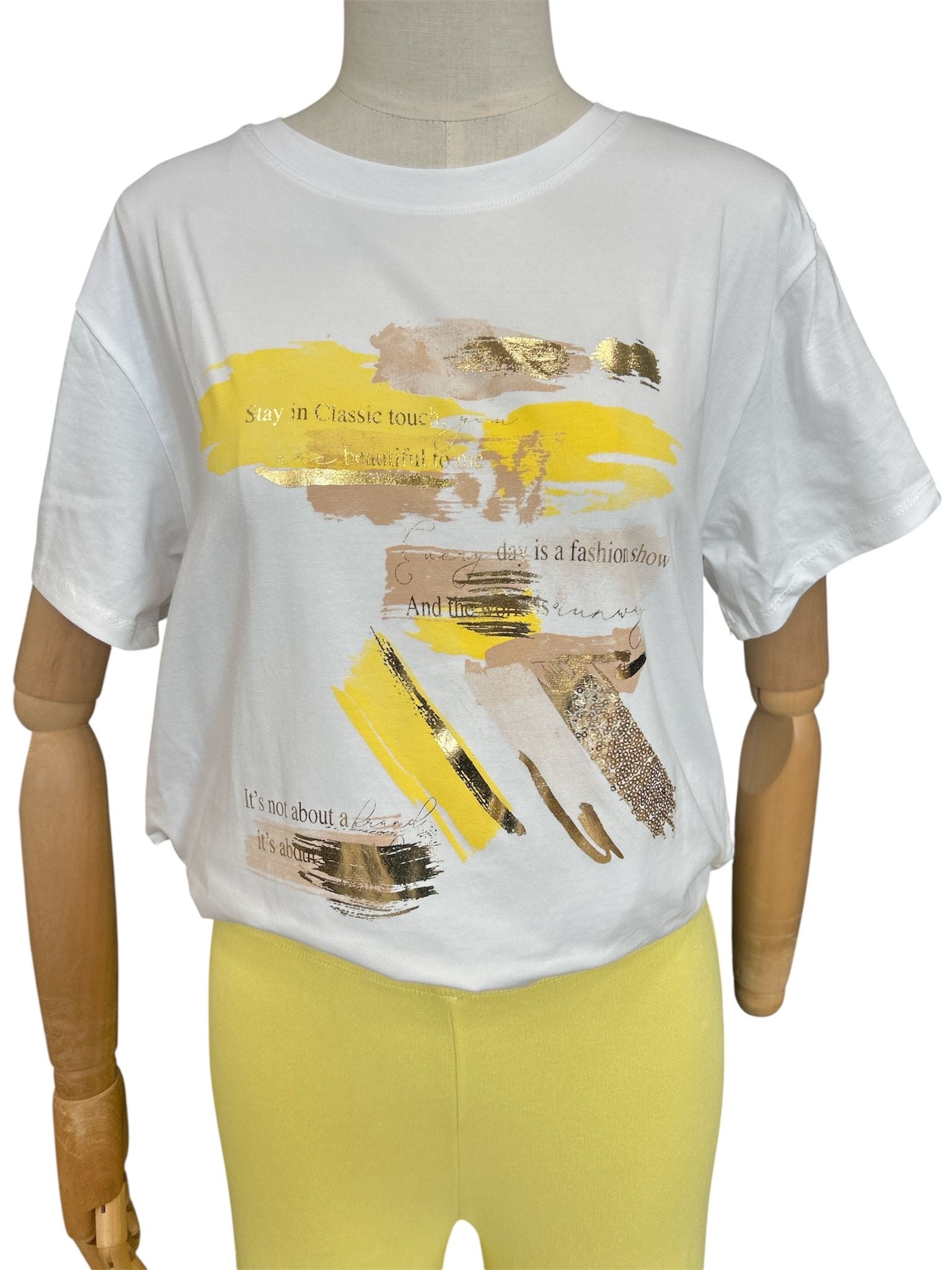 T-shirt pittura