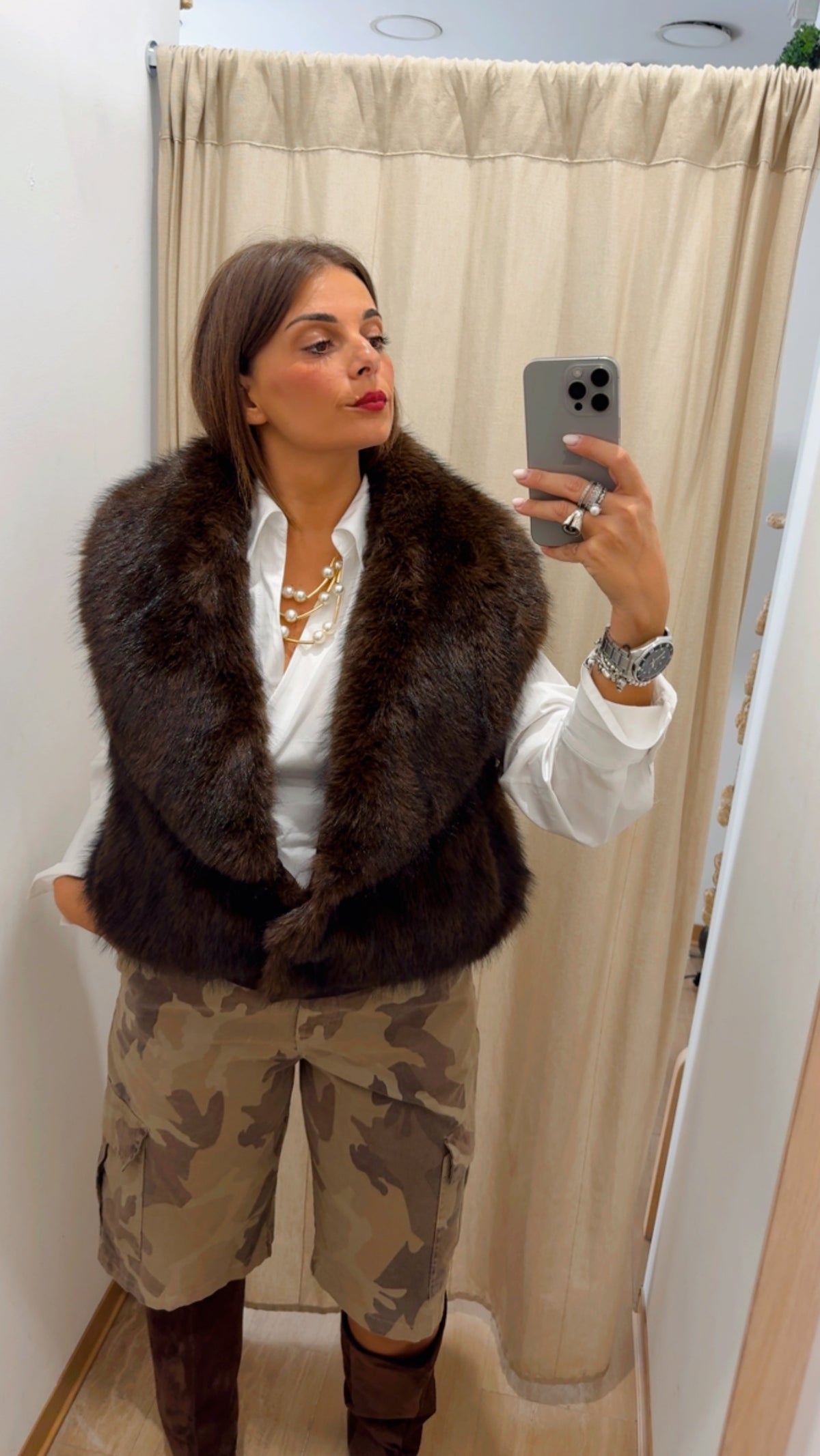 Gilet pelliccia