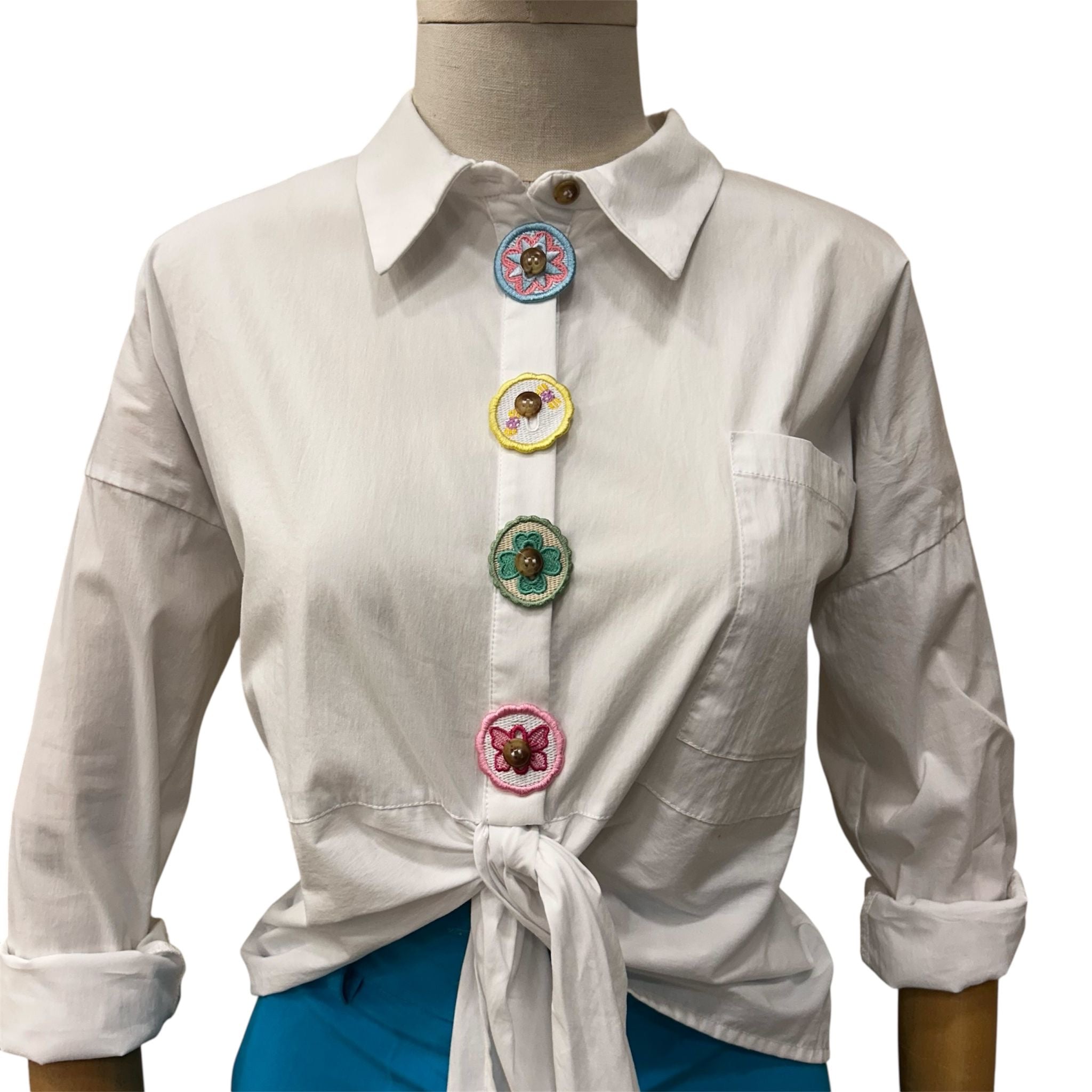 Camicia nodo decor