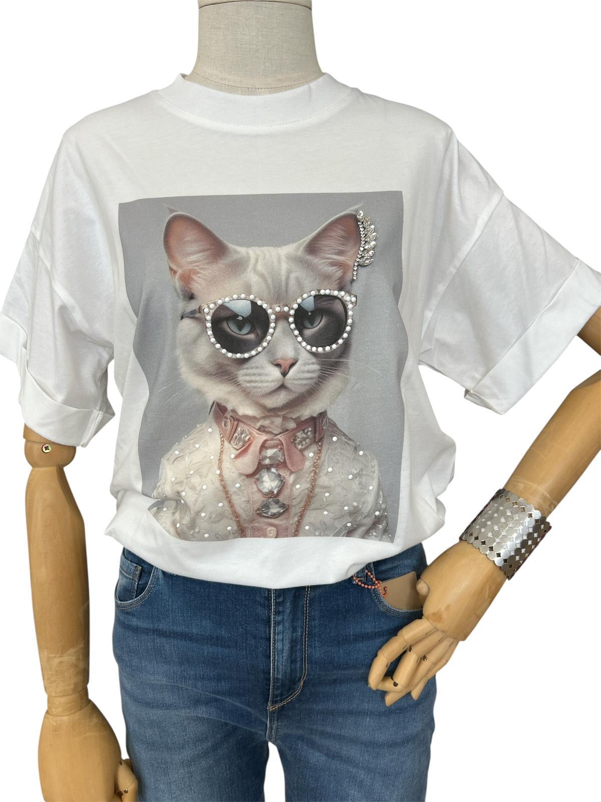T-shirt gatto Imperial