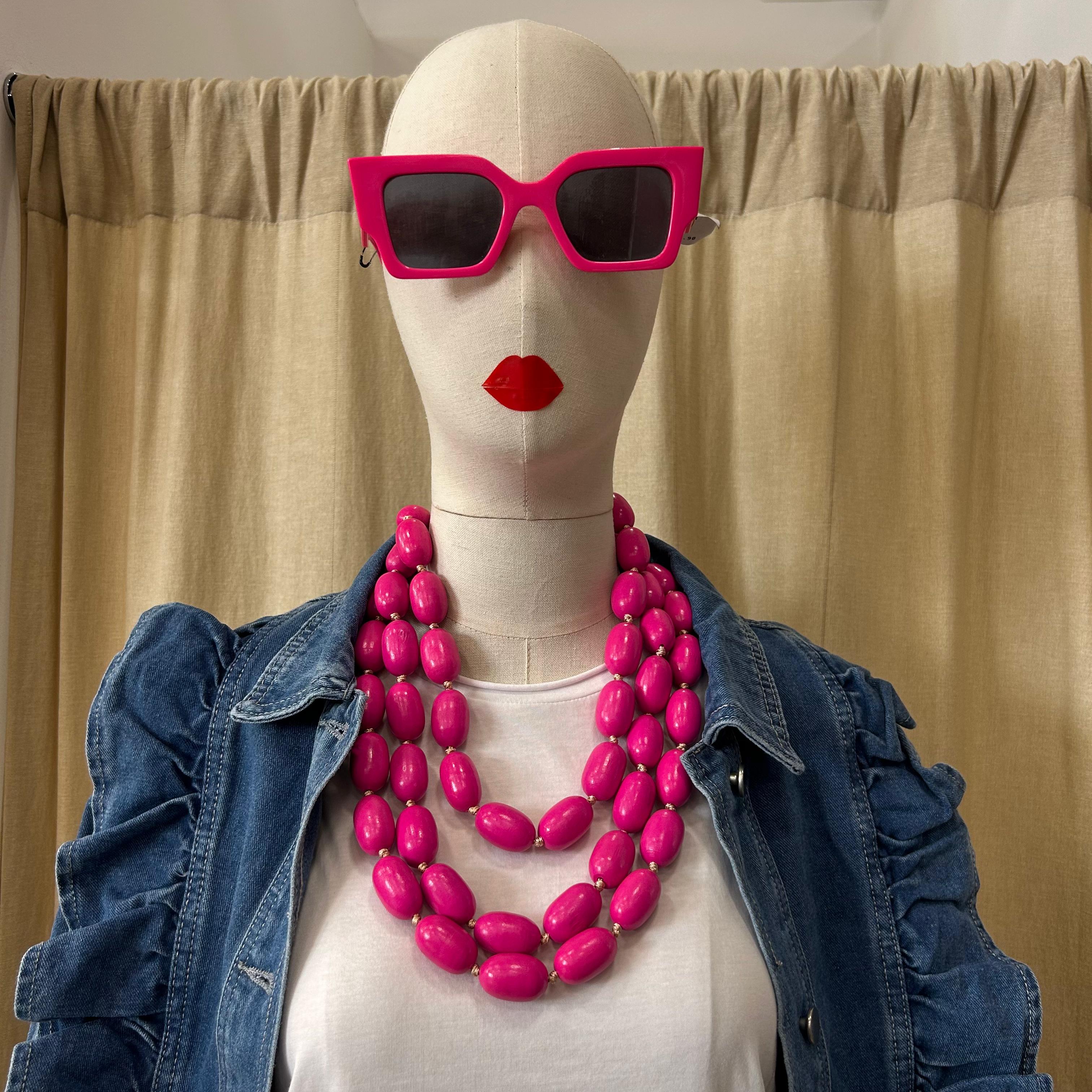 Collana baloon fucsia