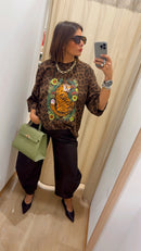 T-shirt felpa tigre