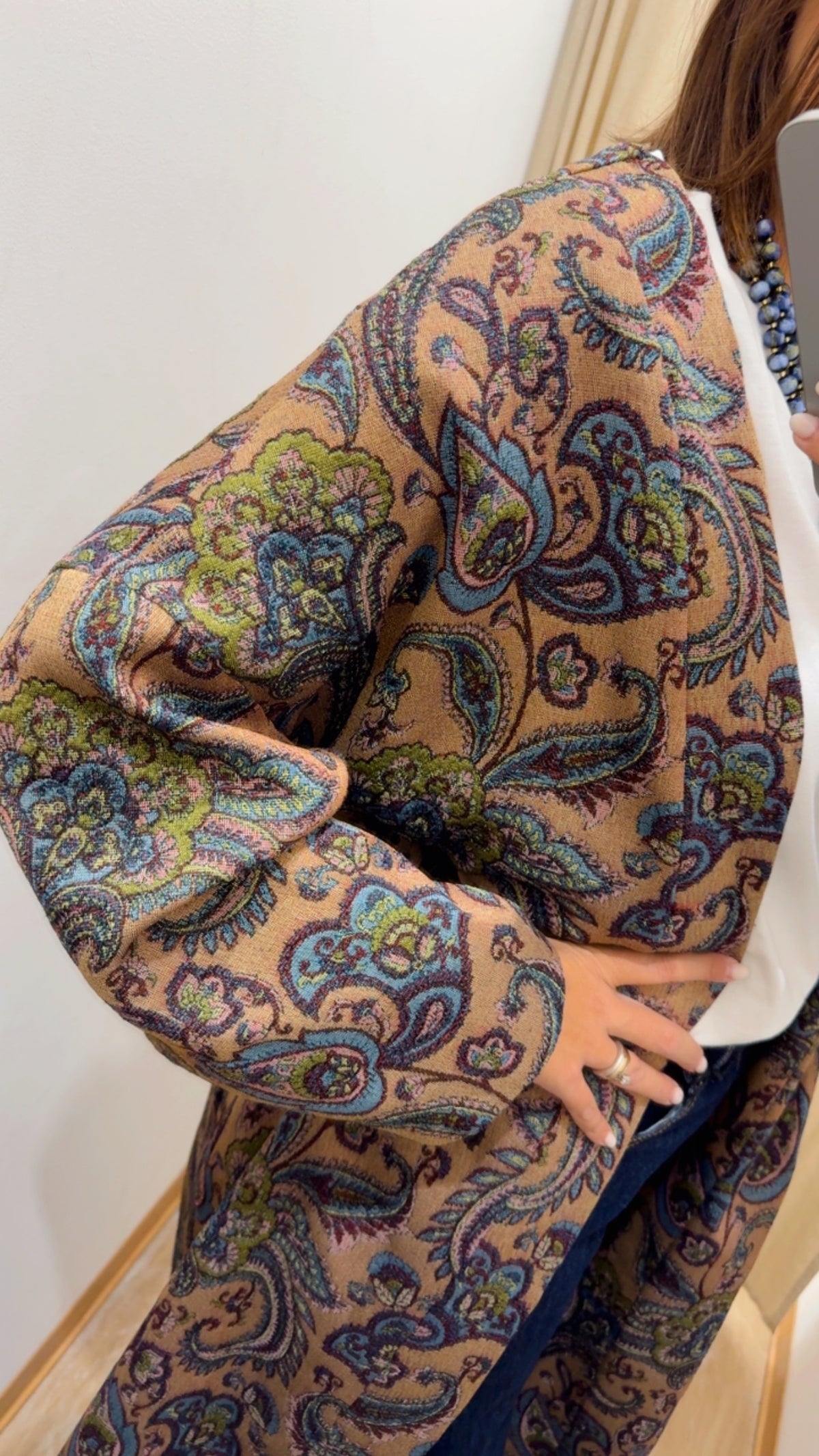 Cappotto Jacquard