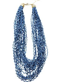 Collana multifilo riccio