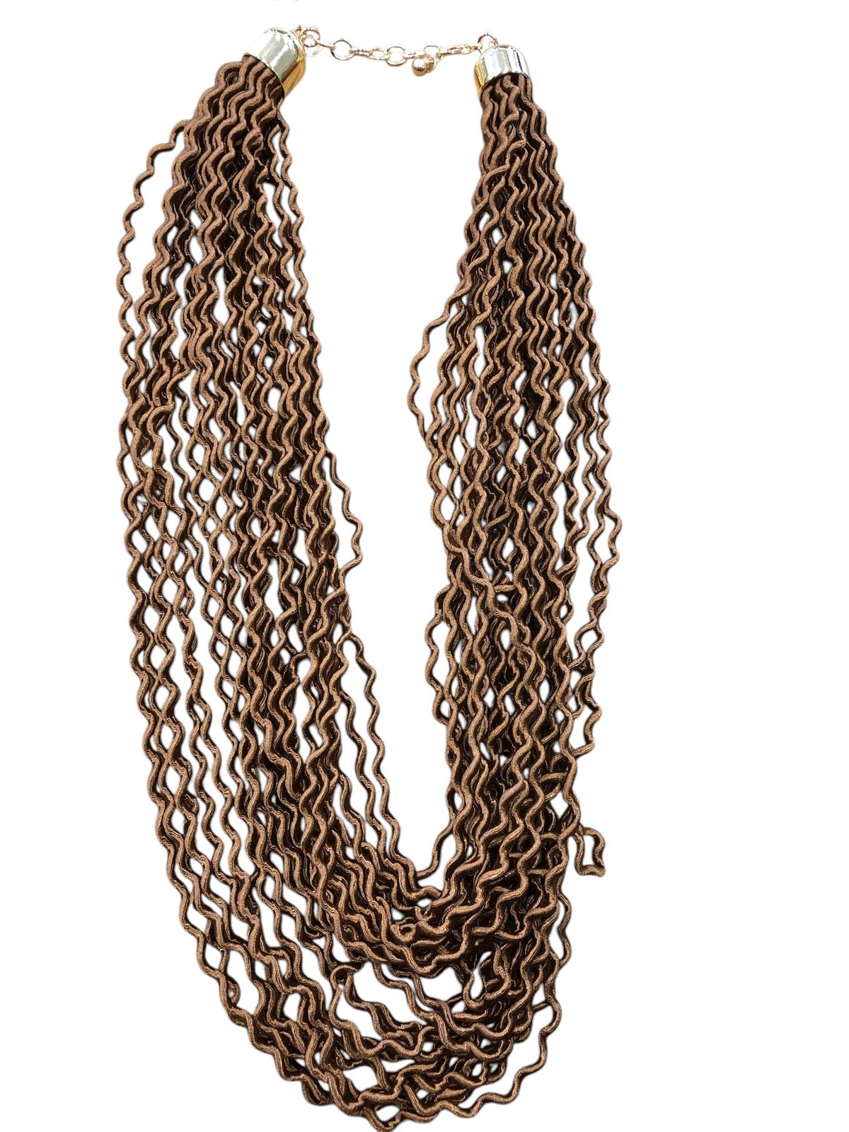 Collana multifilo riccio