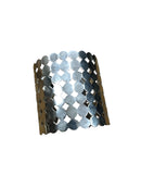 Bracciale rigido pallini argento