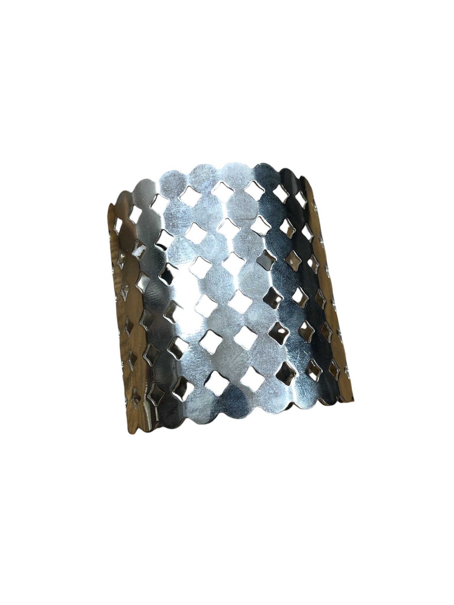 Bracciale rigido pallini argento