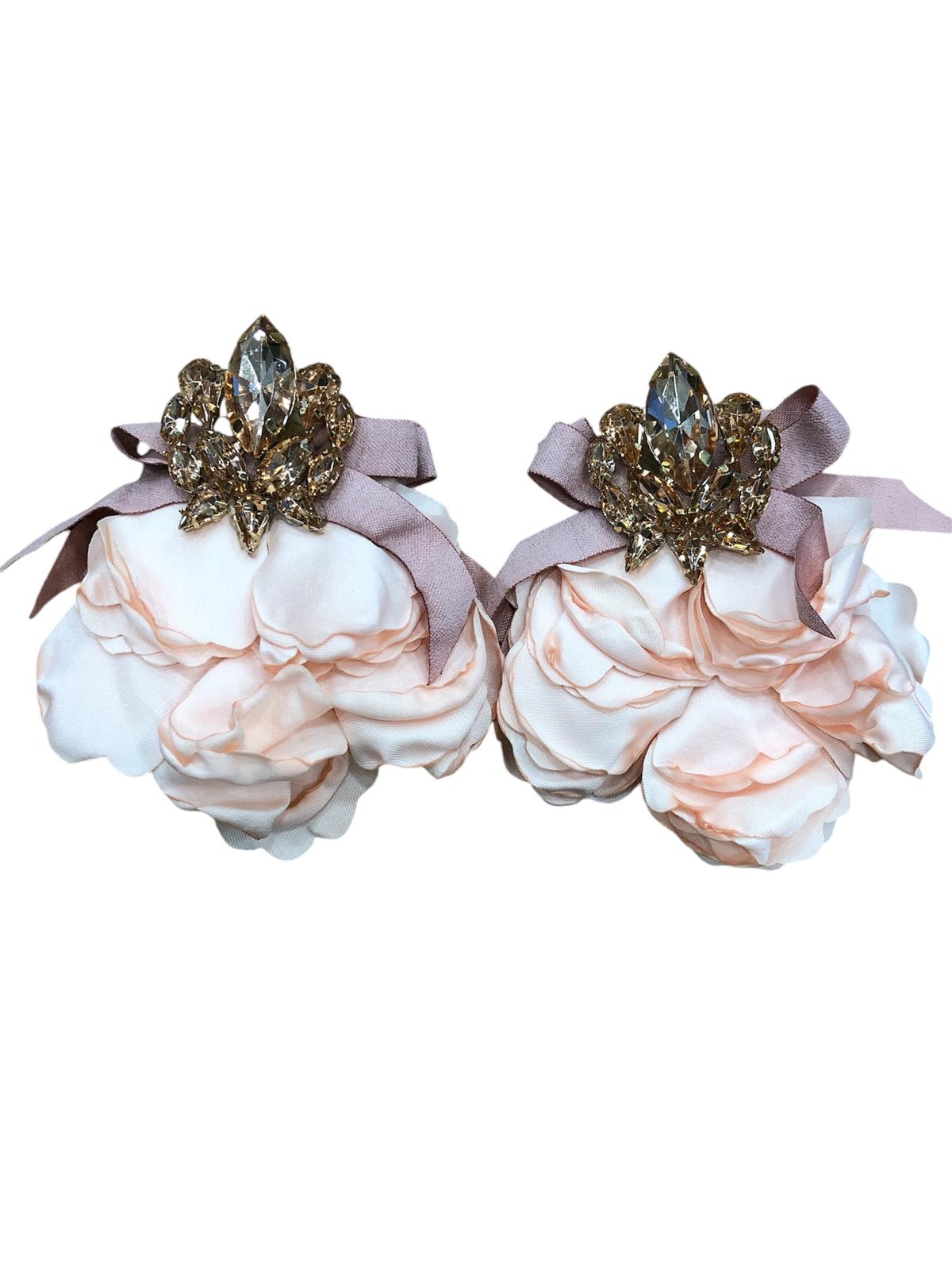 Orecchini petalo raso Swarovski