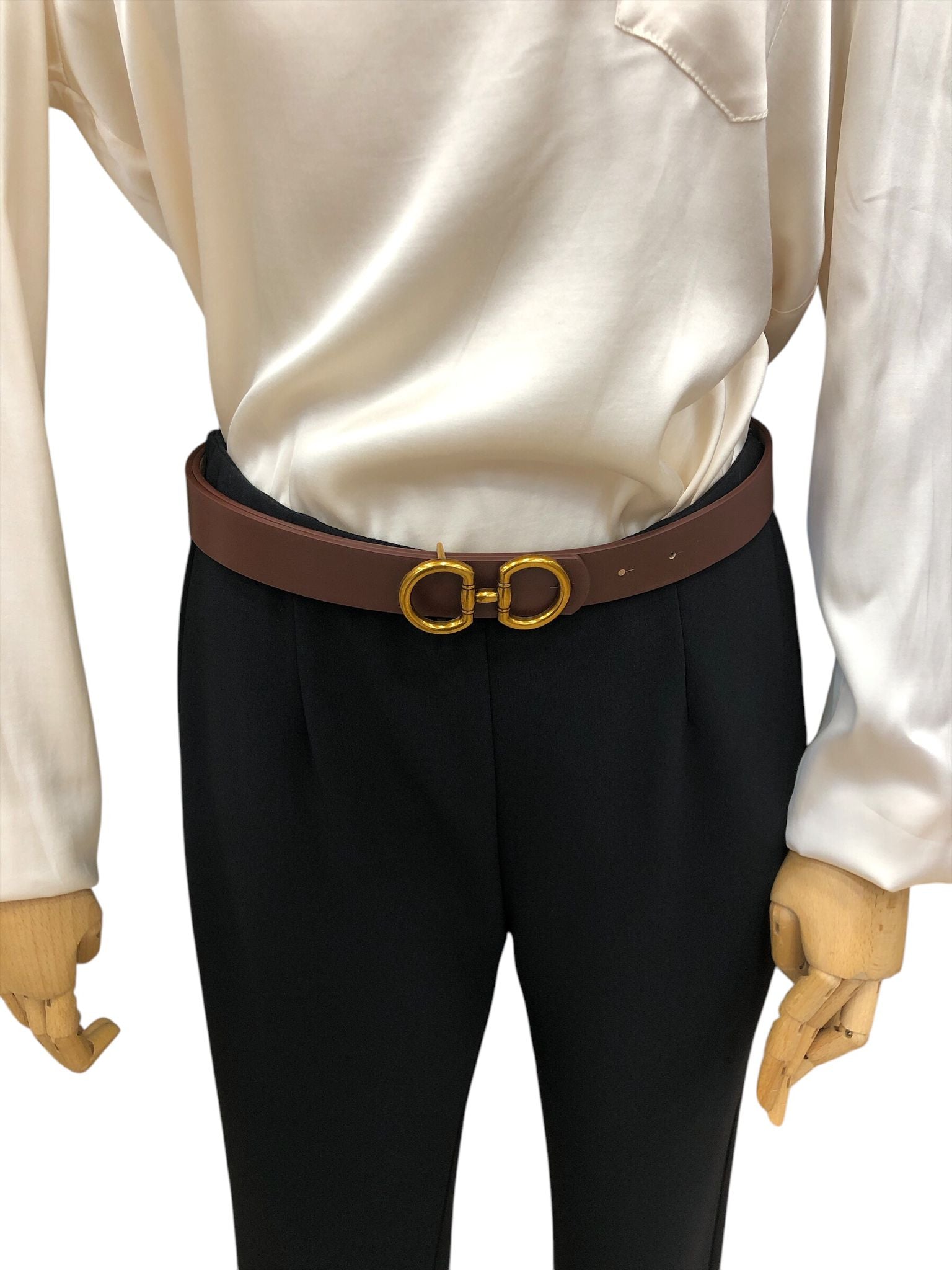 Cintura logo ottone