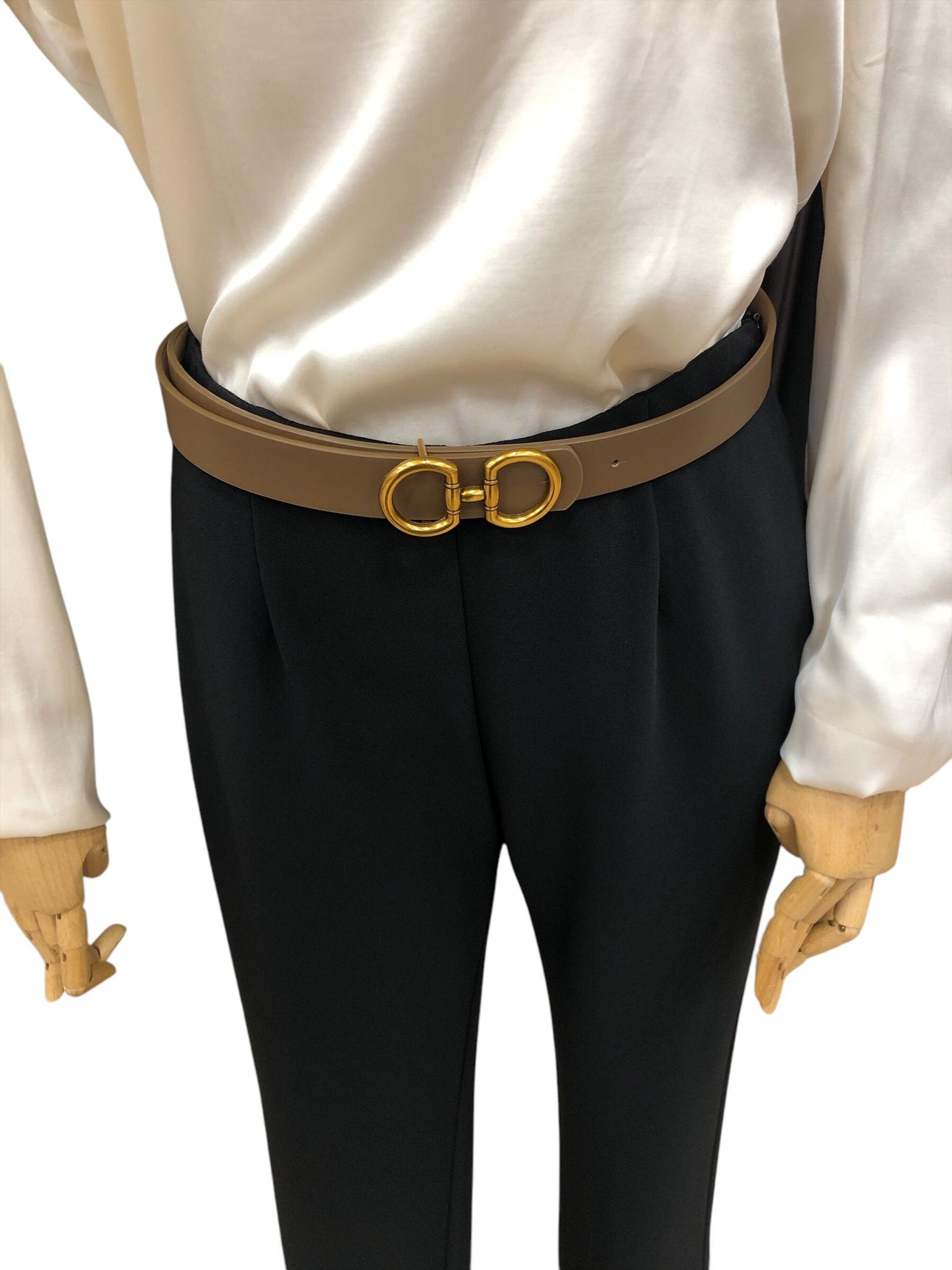 Cintura logo ottone