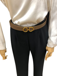 Cintura logo ottone