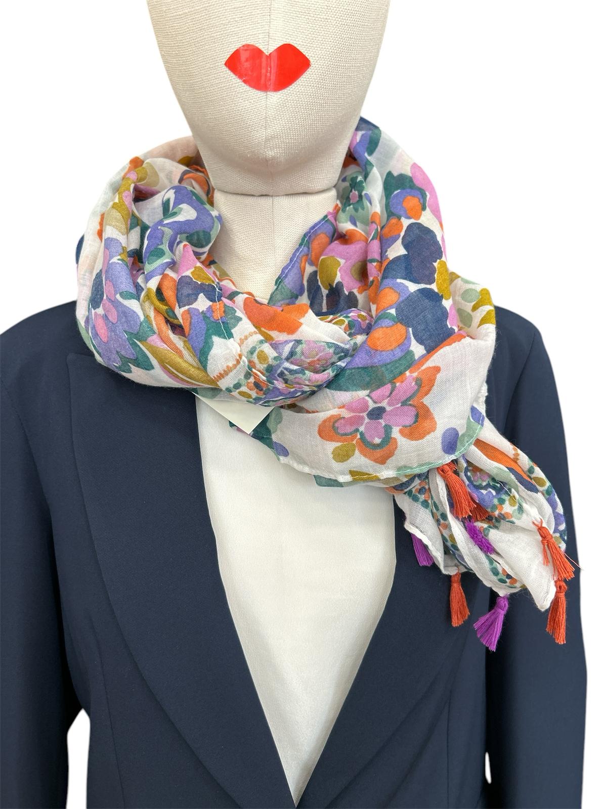 Sciarpa fiori