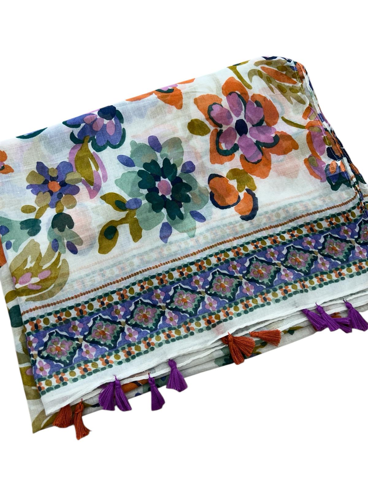 Sciarpa fiori
