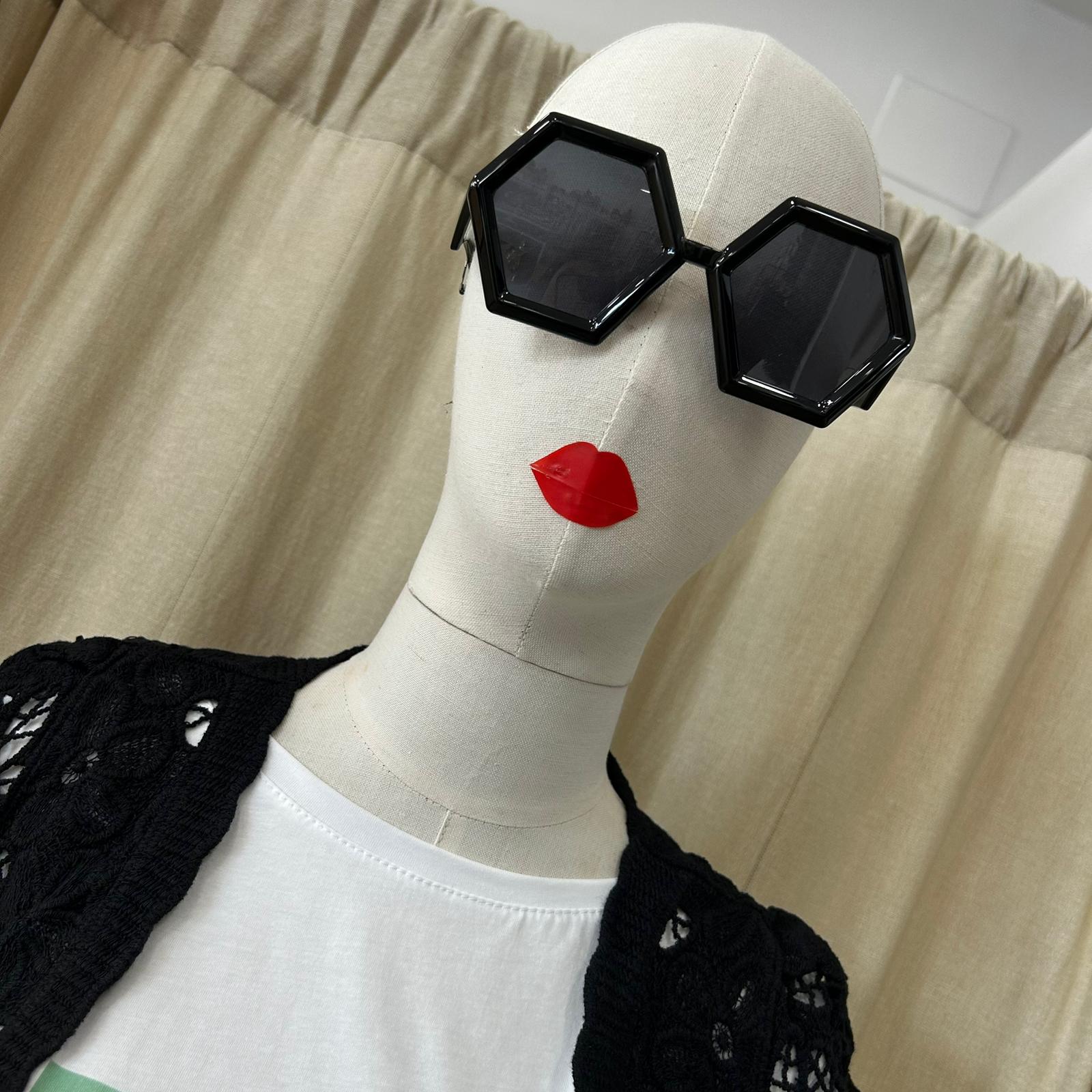 Occhiali esagono