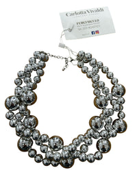 Collana perle argento