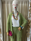 Cardigan frange