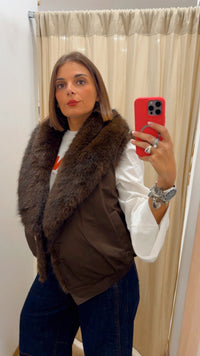 Gilet pelliccia